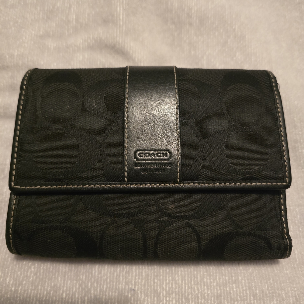 Coach Black Wallet